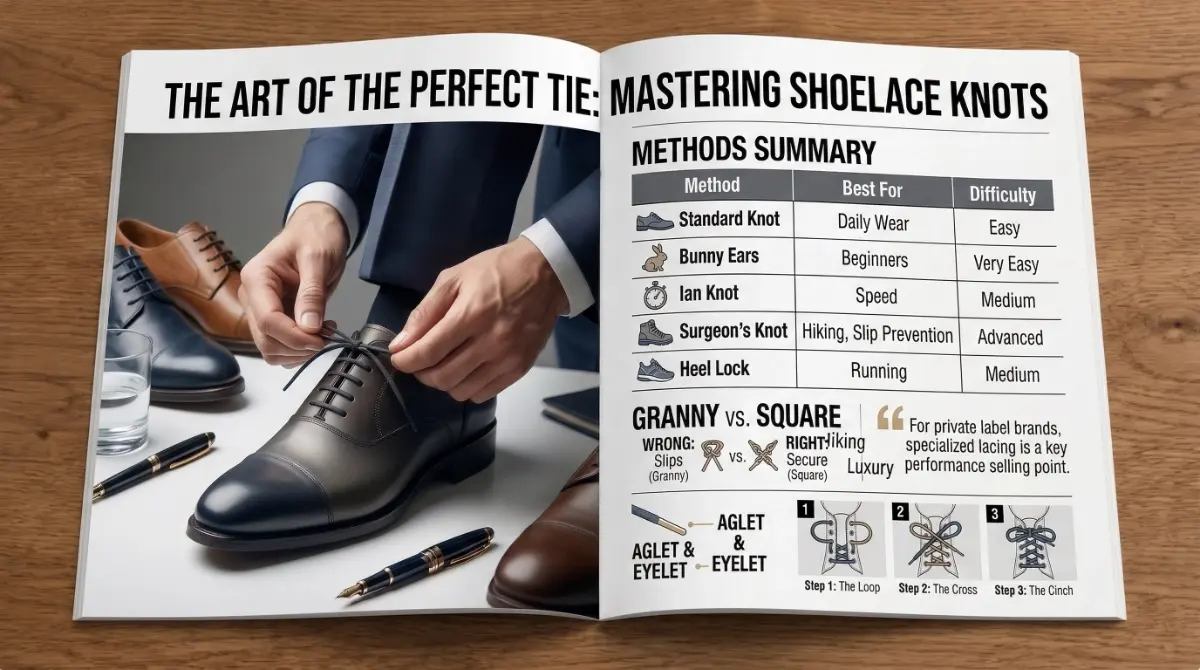 How to Tie Shoes: Step Guide to Essential Knots | TLSTAGE